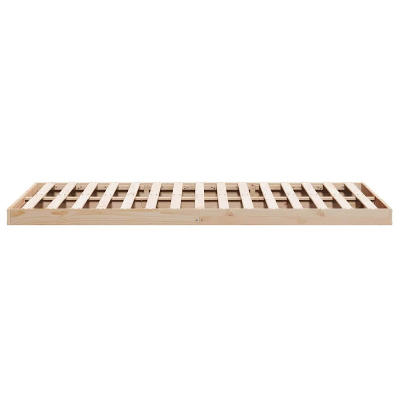 Stelaż łóżkowy Naturalny 213.5 x 104 x 9 cm Lite drewno sosnowe