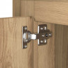 Szafka Nocna 2 pcs Dąb rzemieślniczy 44 x 34,5 x 45 cm