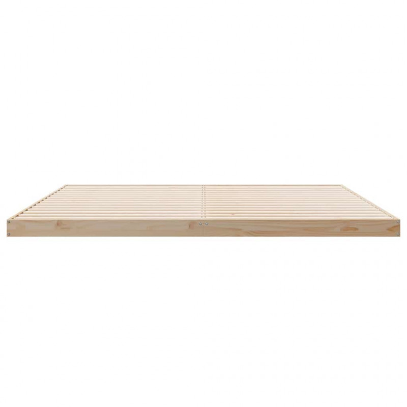 Stelaż łóżkowy Naturalny 213.5 x 104 x 9 cm Lite drewno sosnowe