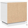 Szafka Nocna z szufladą 2 pcs Biały 50 x 34,5 x 50 cm