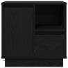 Szafka Nocna z szufladą 2 pcs Czarny Dąb 50 x 34,5 x 50 cm