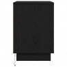 Szafka Nocna z szufladą 2 pcs Czarny Dąb 50 x 34,5 x 50 cm