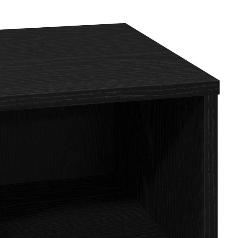 Szafka Nocna z szufladą 2 pcs Czarny Dąb 50 x 34,5 x 50 cm