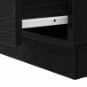 Szafka Nocna z szufladą 2 pcs Czarny Dąb 50 x 34,5 x 50 cm