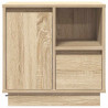 Szafka Nocna z szufladą 2 pcs Dąb Sonoma 50 x 34,5 x 50 cm