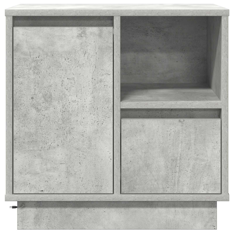 Szafka Nocna z szufladą Betonowy szary 50 x 34,5 x 50 cm