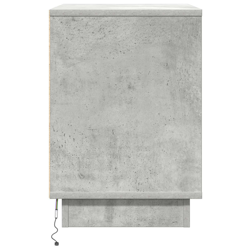 Szafka Nocna z szufladą Betonowy szary 50 x 34,5 x 50 cm