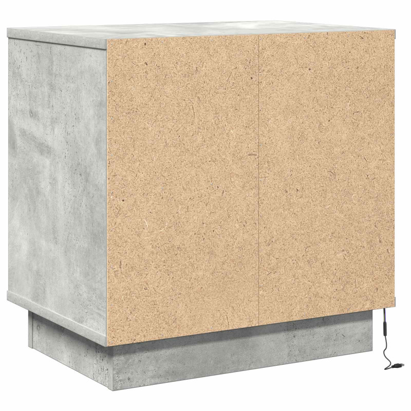 Szafka Nocna z szufladą 2 pcs Betonowy szary 50 x 34,5 x 50 cm