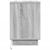 Szafka Nocna Szary 50 x 34,5 x 50 cm Materiał drewnopochodny