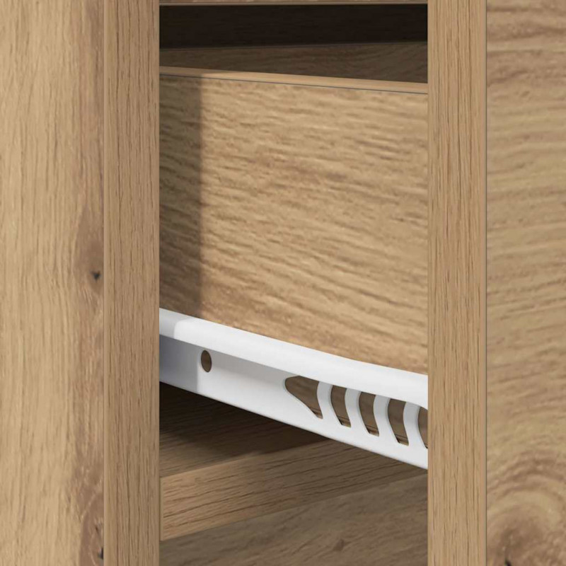 Zestaw mebli do przedpokoju z szufladą 4 pcs Dąb rzemieślniczy