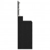 Toaletka Czarny Dąb 80 x 41 x 134,5 cm Materiał drewnopochodny