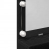 Toaletka Czarny Dąb 80 x 41 x 134,5 cm Materiał drewnopochodny