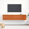 Szafka ścienna z półką 2 pcs Woskowy Brąz 80 x 30 x 35 cm
