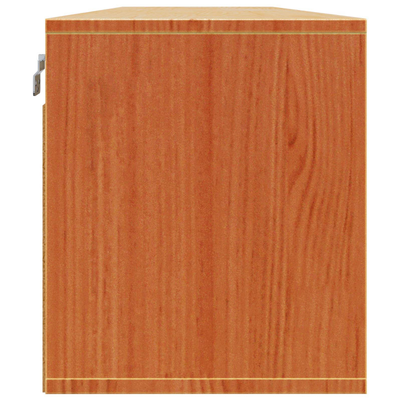 Szafka ścienna z półką 2 pcs Woskowy Brąz 80 x 30 x 35 cm
