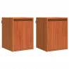 Szafka ścienna z drzwiami 2 pcs Woskowy Brąz 30 x 30 x 40 cm