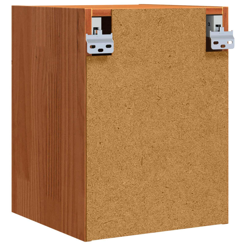 Szafka ścienna z drzwiami 2 pcs Woskowy Brąz 30 x 30 x 40 cm