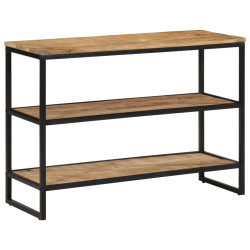 Stolik konsolowy, 100x35x70 cm, surowe lite drewno mango