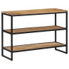 Stolik konsolowy, 100x35x70 cm, surowe lite drewno mango