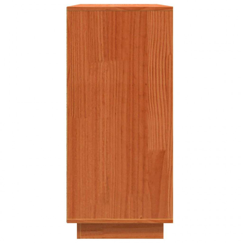 Bufet Brązowy dąb 111 x 34 x 75 cm Lite drewno sosnowe