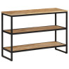 Stolik konsolowy, 100x35x70 cm, surowe lite drewno mango