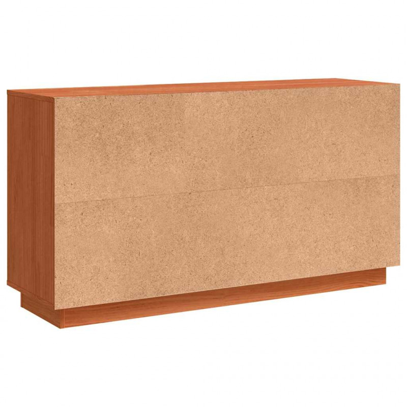 Bufet Brązowy dąb 111 x 34 x 60 cm Lite drewno sosnowe