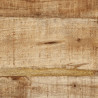 Stolik kawowy, 55x55x45 cm, surowe lite drewno mango