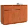 Bufet Woskowy Brąz 110 x 34 x 75 cm Lite drewno sosnowe