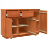Bufet Woskowy Brąz 110 x 34 x 75 cm Lite drewno sosnowe