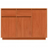 Bufet Woskowy Brąz 110 x 34 x 75 cm Lite drewno sosnowe