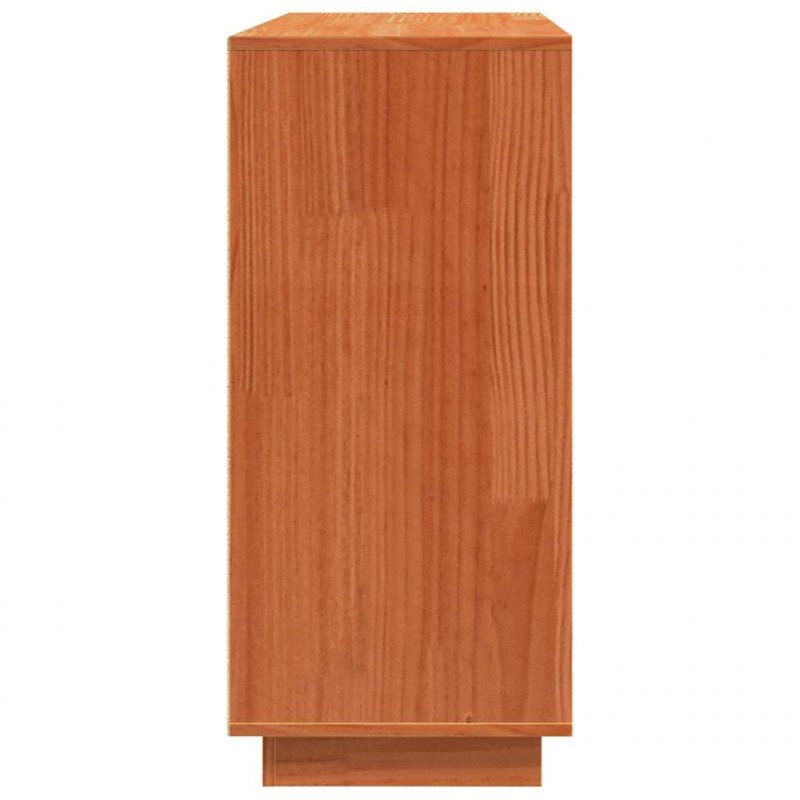 Bufet Woskowy Brąz 110 x 34 x 75 cm Lite drewno sosnowe