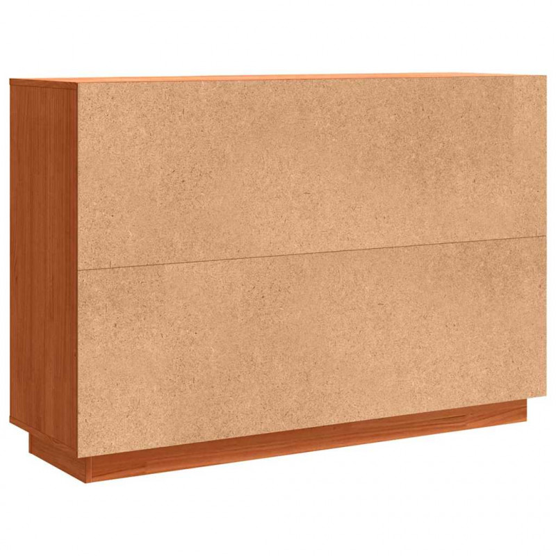 Bufet Woskowy Brąz 110 x 34 x 75 cm Lite drewno sosnowe