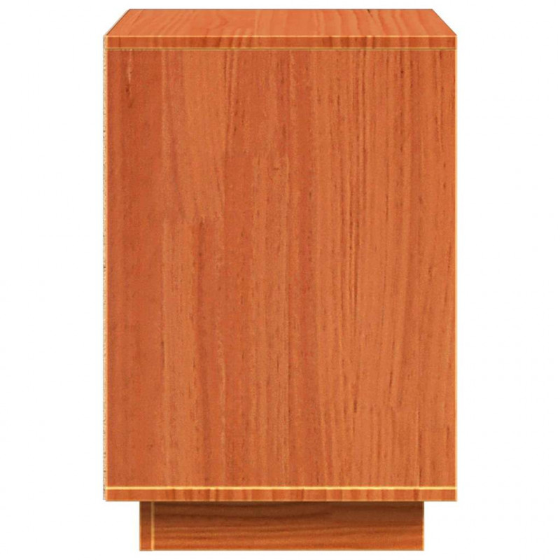 Szafka Nocna z szufladą 2 pcs Woskowy Brąz 60 x 34 x 51 cm