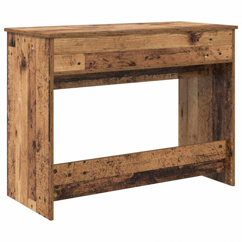 Kosmetyczny stół z szufladą Stare drewno 100 x 45 x 76 cm