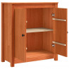 Bufet Woskowy Brąz 70 x 35 x 80 cm Lite drewno sosnowe
