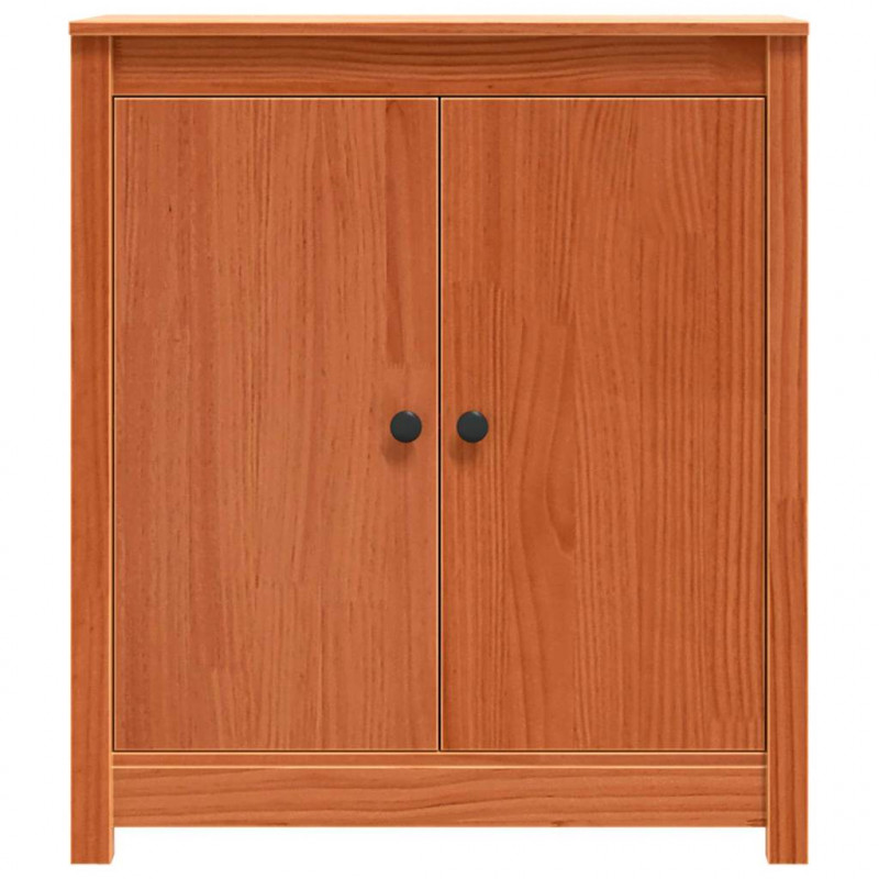 Bufet Woskowy Brąz 70 x 35 x 80 cm Lite drewno sosnowe