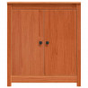 Bufet Woskowy Brąz 70 x 35 x 80 cm Lite drewno sosnowe