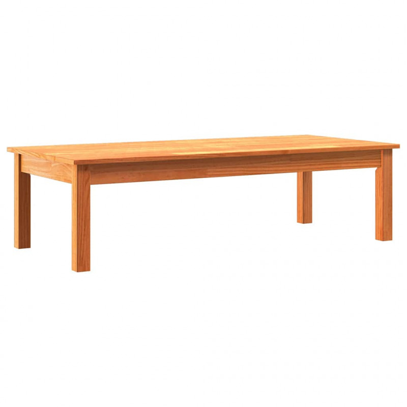 Stolik kawowy Max Brązowy 110 x 50 x 30 cm Lite drewno sosnowe
