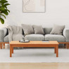 Stolik kawowy Max Brązowy 110 x 50 x 30 cm Lite drewno sosnowe