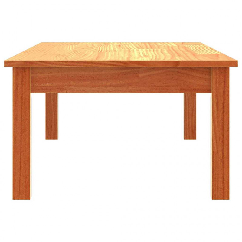 Stolik kawowy Max Brązowy 110 x 50 x 30 cm Lite drewno sosnowe