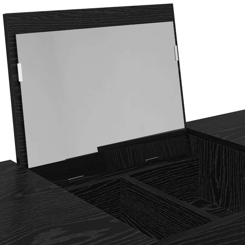Kosmetyczny stół z szufladą Czarny Dąb 100 x 45 x 76 cm