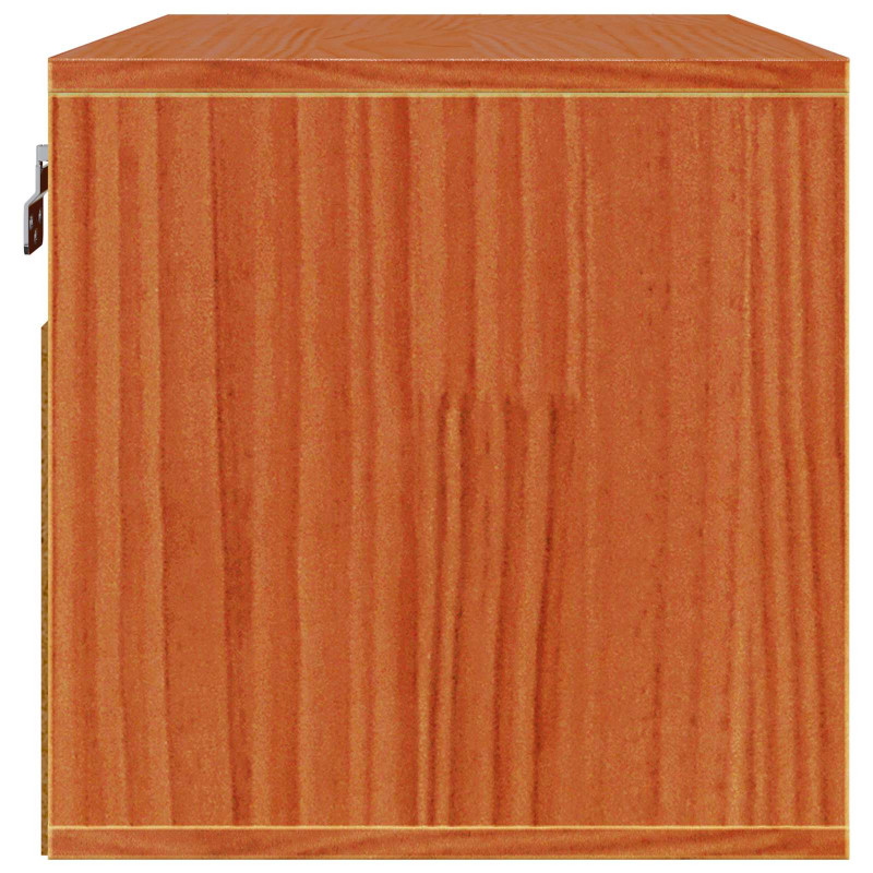 Szafka ścienna Woskowy Brąz 60 x 30 x 30 cm Lite drewno sosnowe