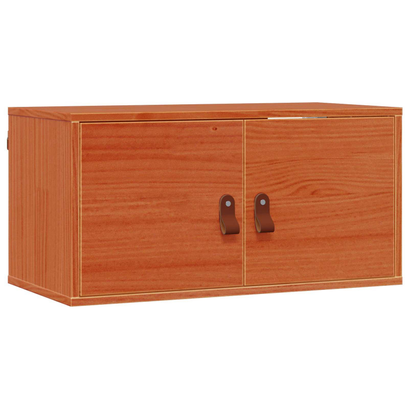 Szafka ścienna z półką 2 pcs Woskowy Brąz 60 x 30 x 30 cm