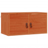 Szafka ścienna z półką 2 pcs Woskowy Brąz 60 x 30 x 30 cm