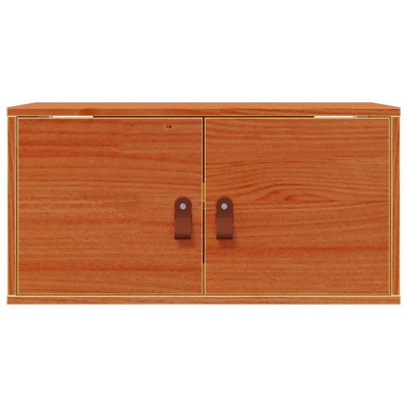 Szafka ścienna z półką 2 pcs Woskowy Brąz 60 x 30 x 30 cm
