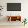 Szafka ścienna Woskowy Brąz 80 x 30 x 30 cm Lite drewno sosnowe