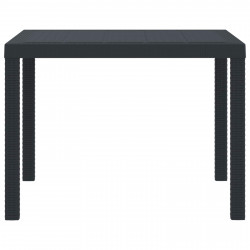 Stół Ogrodowy Antracyt 100 x 100 x 73 cm polirattan
