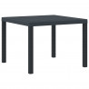 Stół Ogrodowy Antracyt 100 x 100 x 73 cm polirattan
