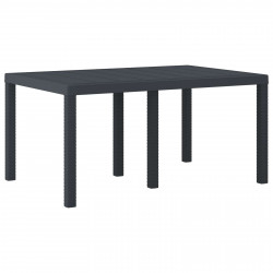 Stół Ogrodowy Antracyt 150 x 100 x 73 cm polirattan