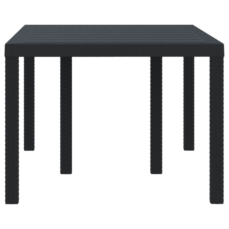 Stół Ogrodowy Antracyt 150 x 100 x 73 cm polirattan