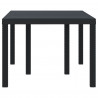 Stół Ogrodowy Antracyt 150 x 100 x 73 cm polirattan